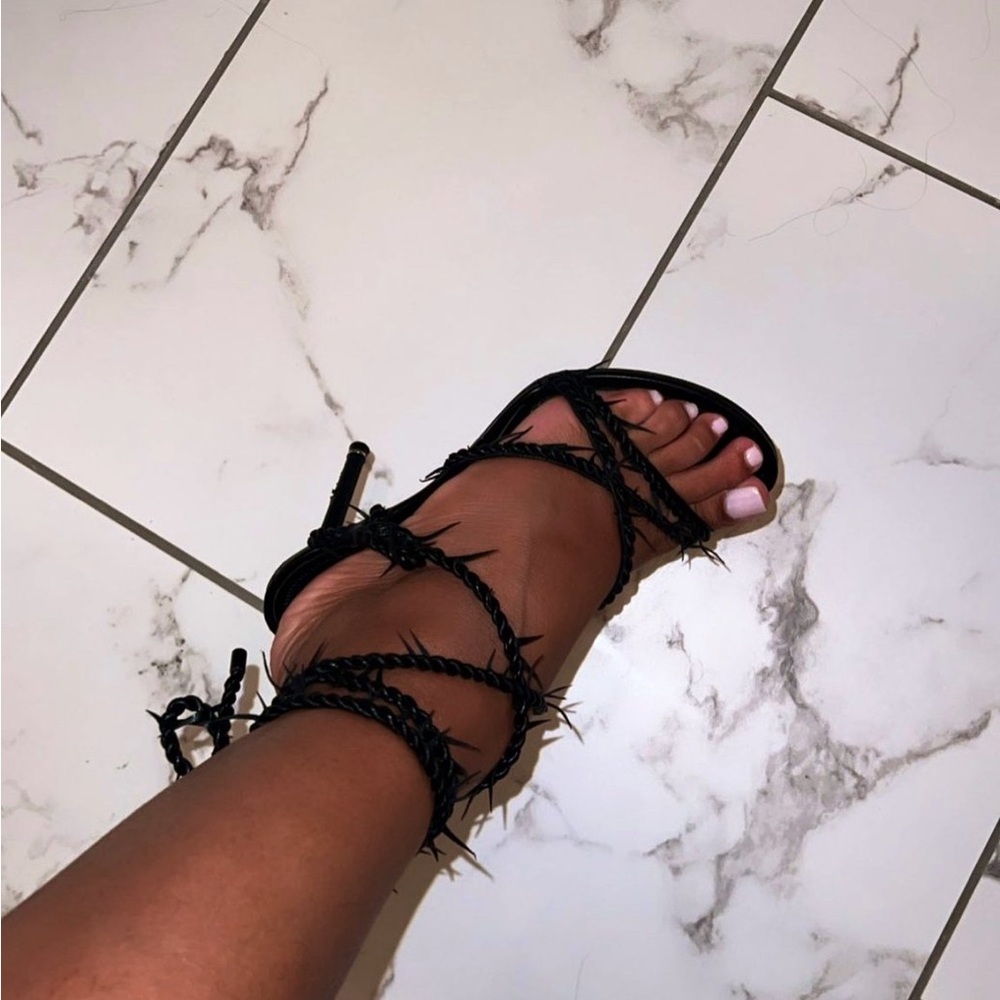 Alexander Wang Lexie Barbed Wire Heel Sz 37